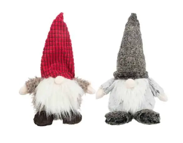 [14438_25905] Peluche de Noël "Gnome" - Gris (33 cm) - Trixie