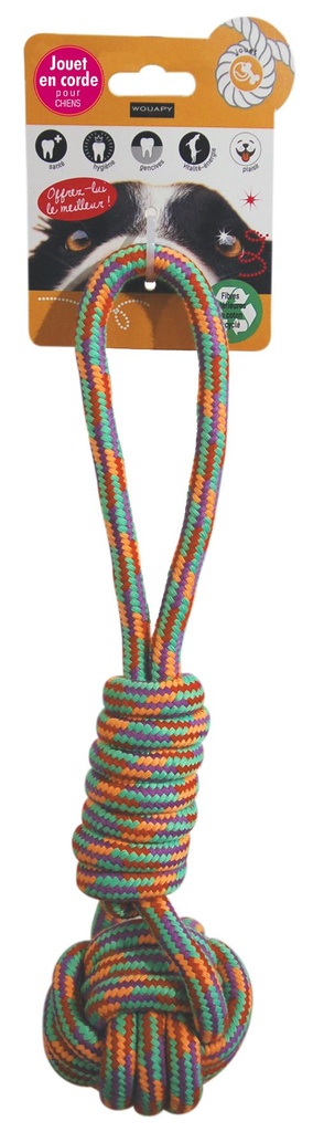 Corde pour chien "Nœud Driss" - Wouapy