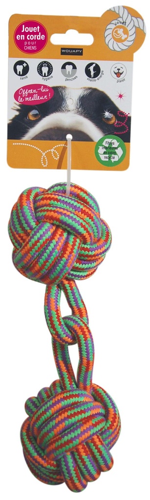 Corde pour chien "Nœud Couronne" - Wouapy