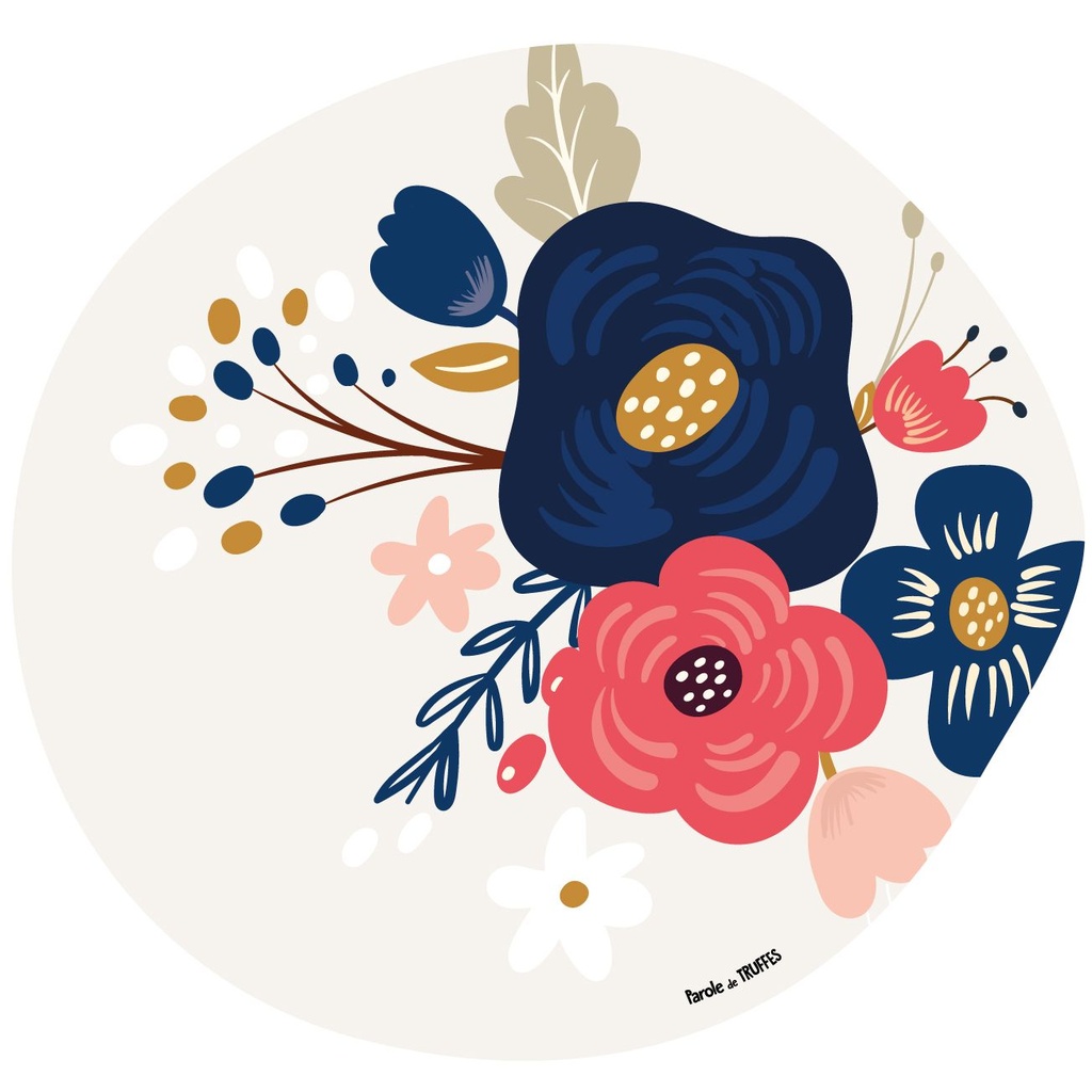 [14615] Set de table "Fleurs" - Parole de Truffes