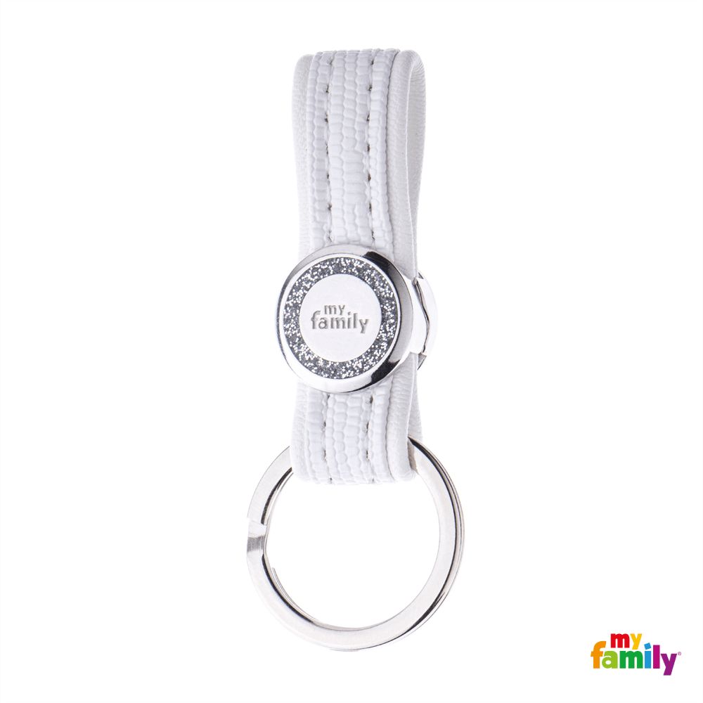 [14632] Porte-clé "Saint-Tropez" blanc - MyFamily