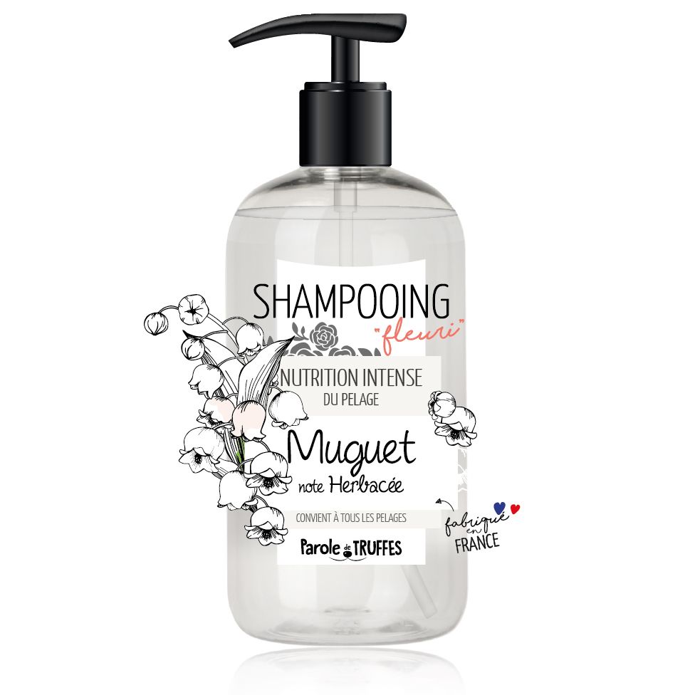 Shampooing Muguet et note herbacée (300 ml) - Parole de Truffes