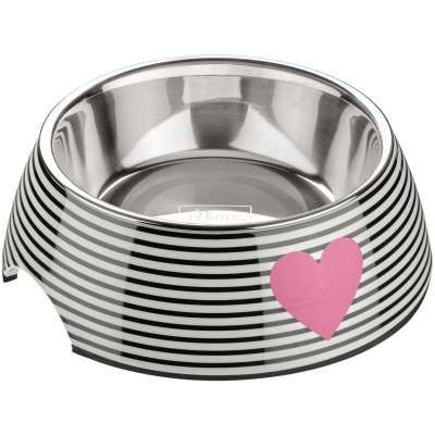 [14678_26048] Gamelle en mélamine "Biri" blanc/noir (160 ml) - Hunter