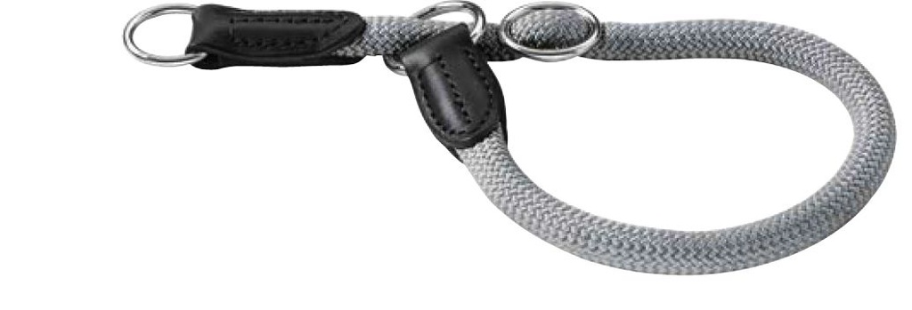 Collier de dressage "Eiby Freestyle" gris (XS/S) - Hunter