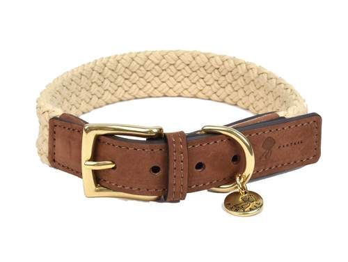 Collier "Tau" brun foncé (S) - Fantail