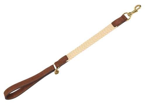 [14756] Laisse courte "Tau" brun foncé - Fantail