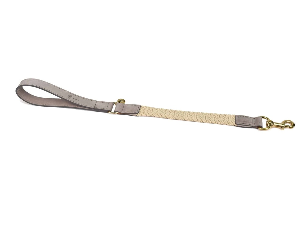 Laisse courte "Tau" gris - Fantail