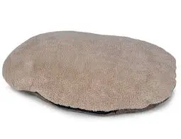 [14767_26190] Coussin ovale "Leto" brun (Taille 1) - Vadigran