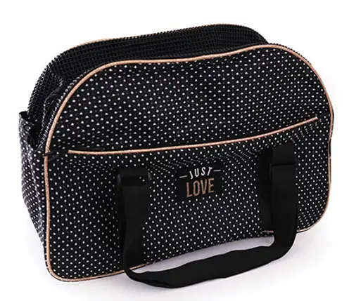 Sac bowling "Just Love" noir - Image Paris (Taille 2)