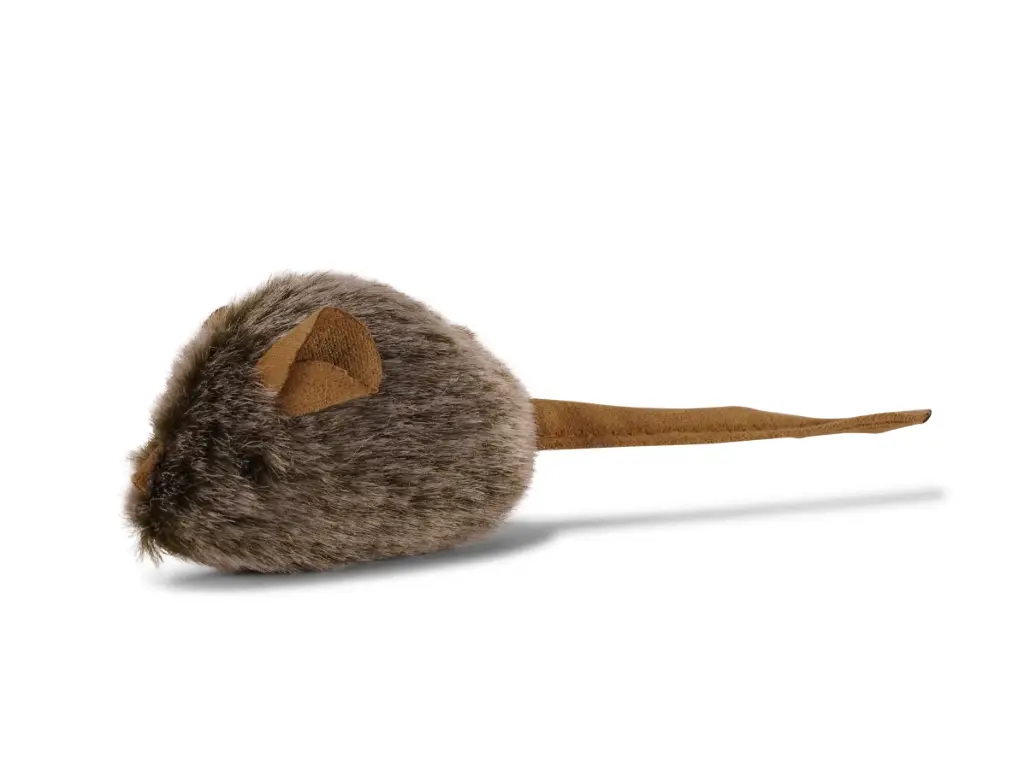 [14857] Peluche pour chat "Souris couineuse" (15 cm) - Vadigran