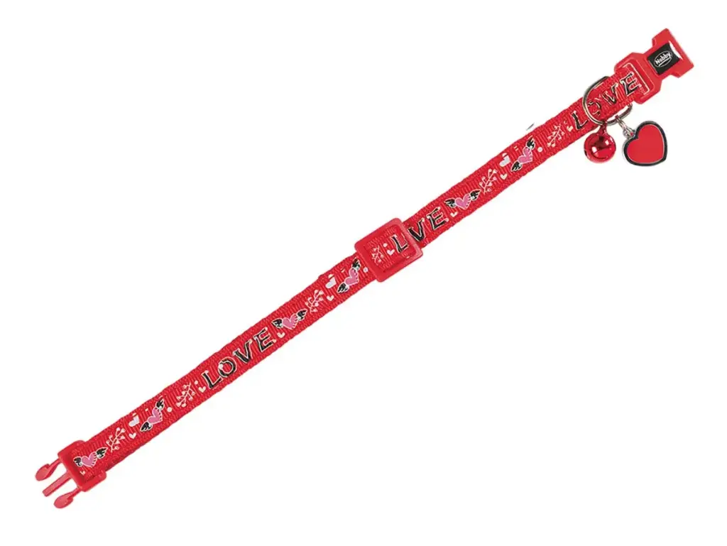 [14889_26333] Collier pour chat "Charm" (Rouge) - Vadigran
