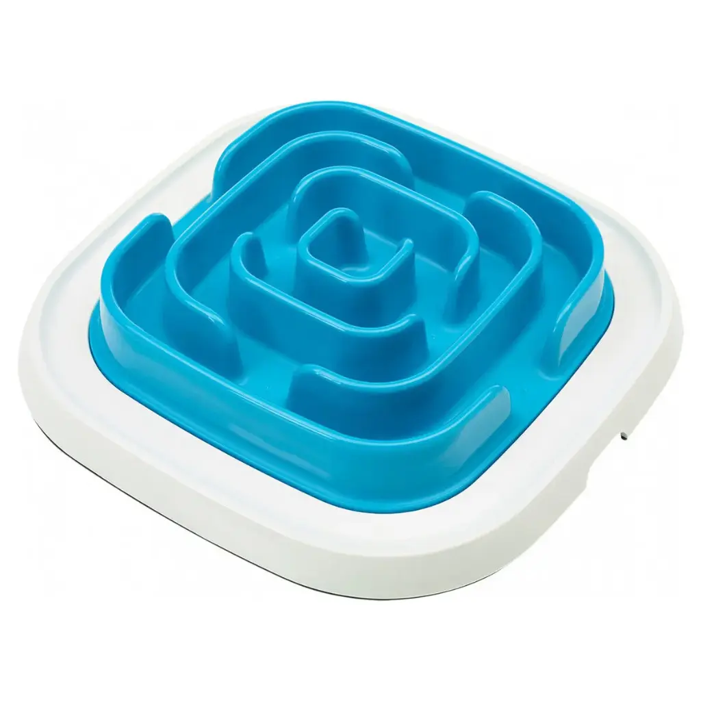 Mangeoire anti-glouton "Enigma" bleu 37 cm - Vadigran