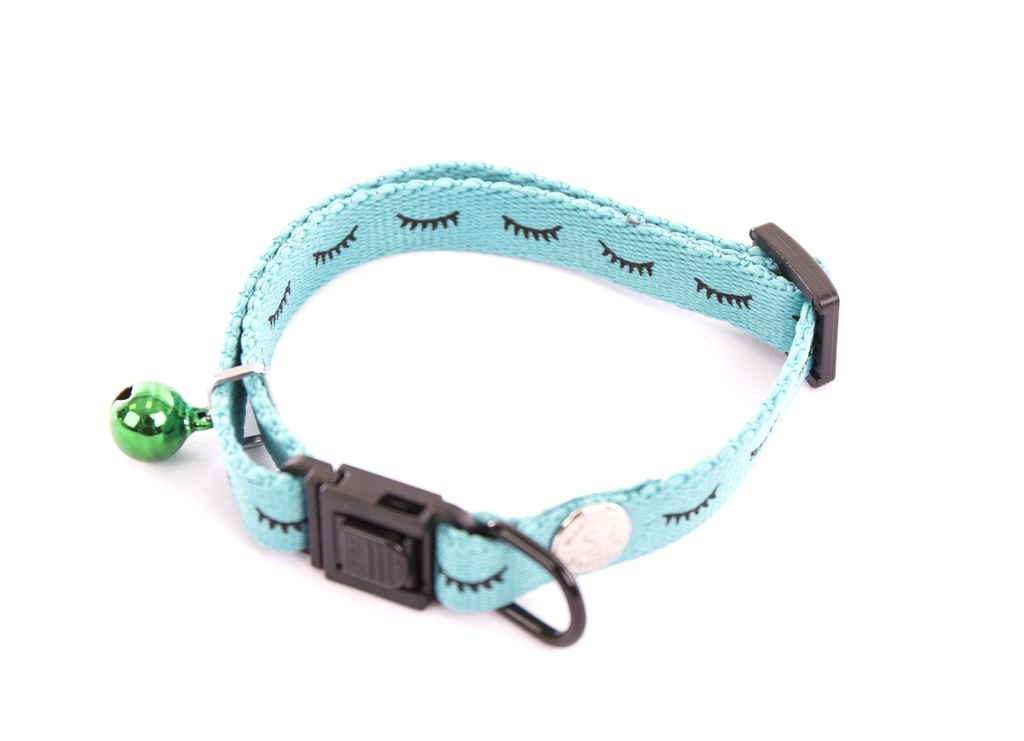 [14962] Collier pour chat "Dodo" turquoise - Martin Sellier
