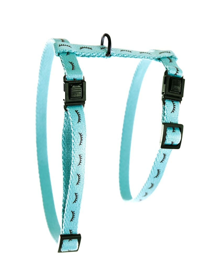 [14966] Harnais pour chat "Dodo" turquoise - Martin Sellier