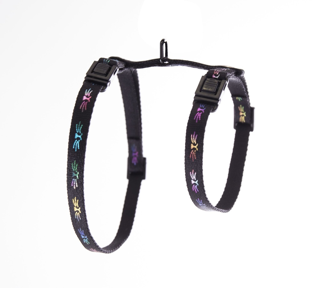 Harnais pour chat "Frimousse" noir - Martin Sellier