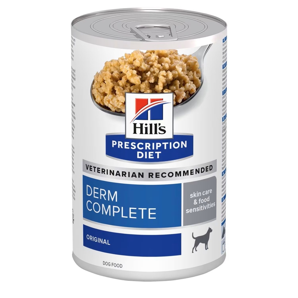 Canine Derm Complete en boîte (12 x 370 g) - Hill's Prescription Diet