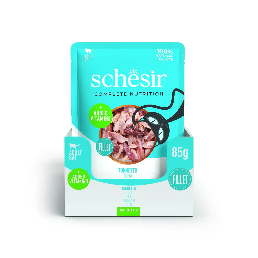 Sachet fraîcheur pour chat en gelée - Thon (85 g) - Schesir