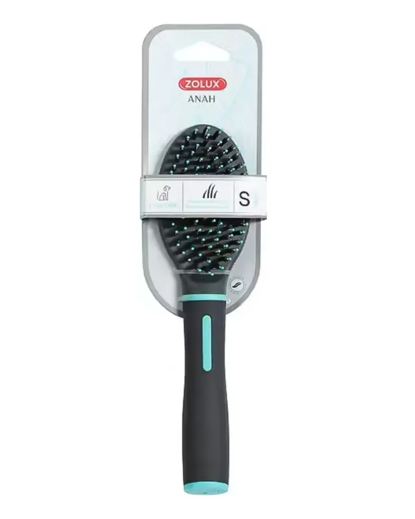 [15038_26493] Brosse pour chien bi-matière (S) - Anah de Zolux