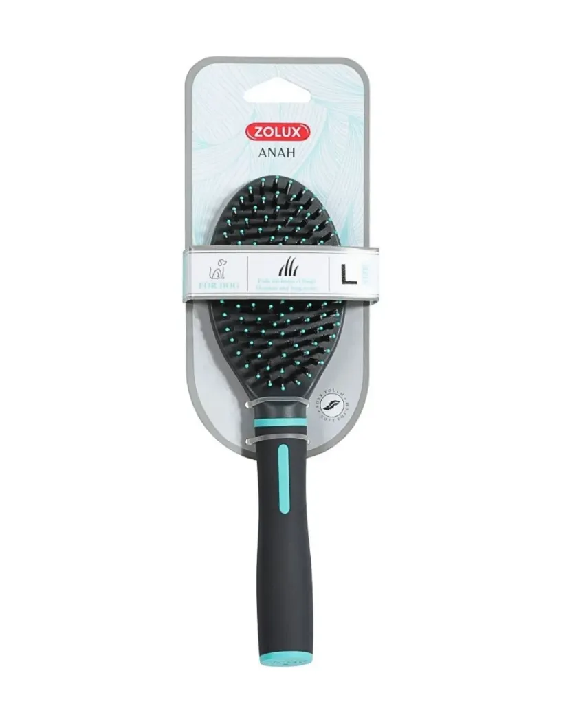 [15038_26494] Brosse bi-matière Anah pour chien (L) - Zolux