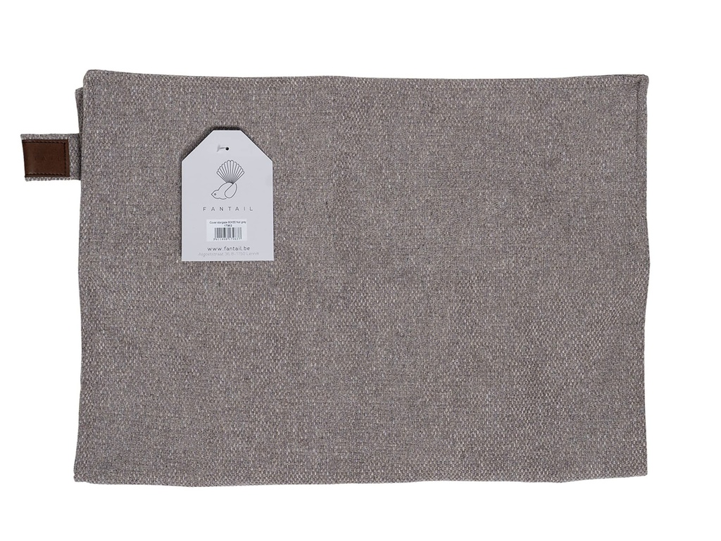 [15087_26546] Housse de matelas pour chien Stargaze 120x90 cm (Nut Grey) - Fantail
