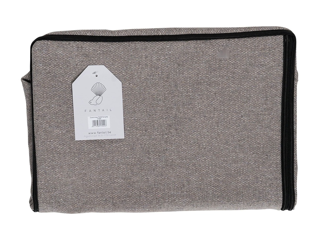 Housse de matelas pour chien MELLOW Snug 70x55 cm (Smoke Grey) - Fantail