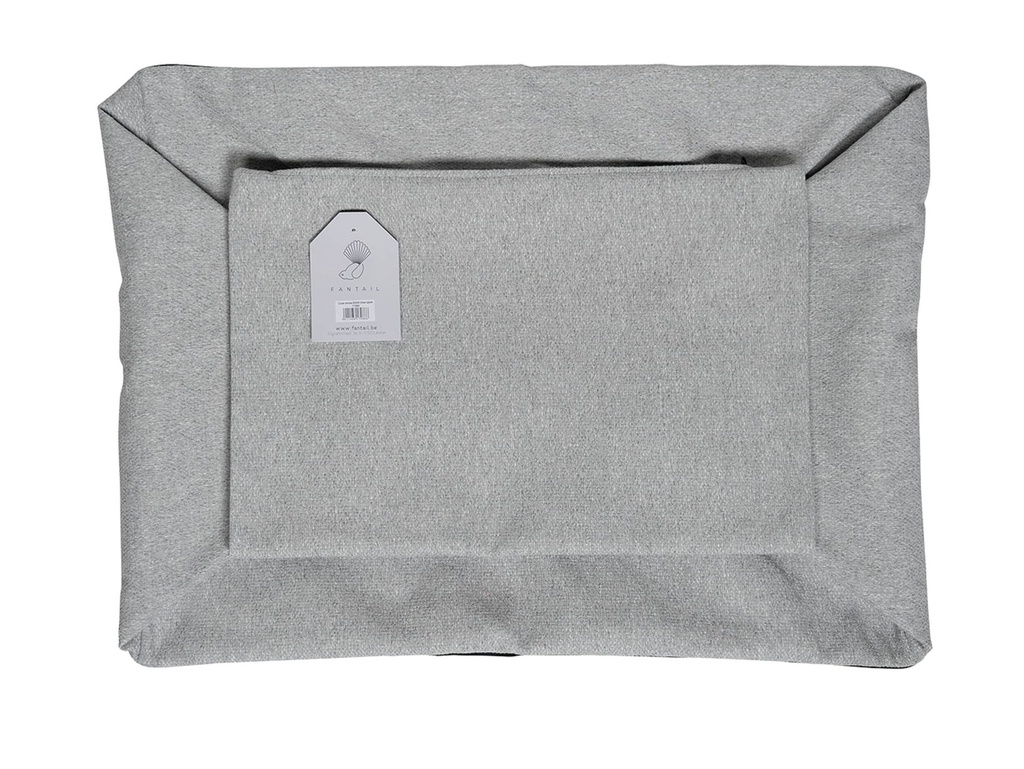Housse de matelas pour chien MELLOW Snooze 60x50 cm (Pearl Grey) - Fantail