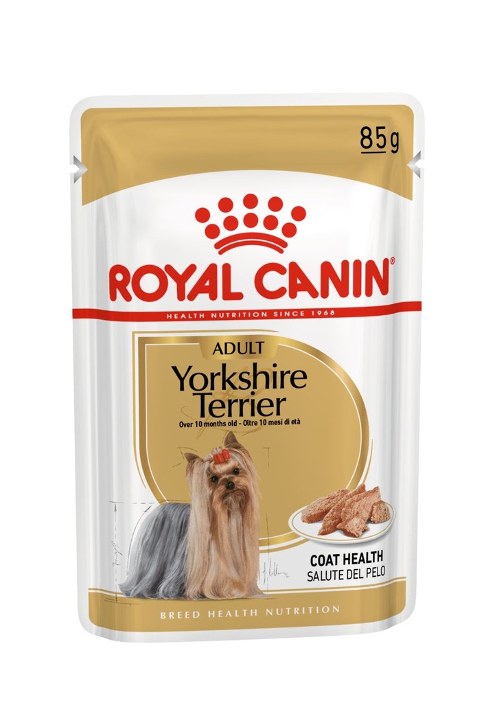 Mousse pour Yorkshire Terrier - Adult (12 sachets 85 g) - Royal Canin