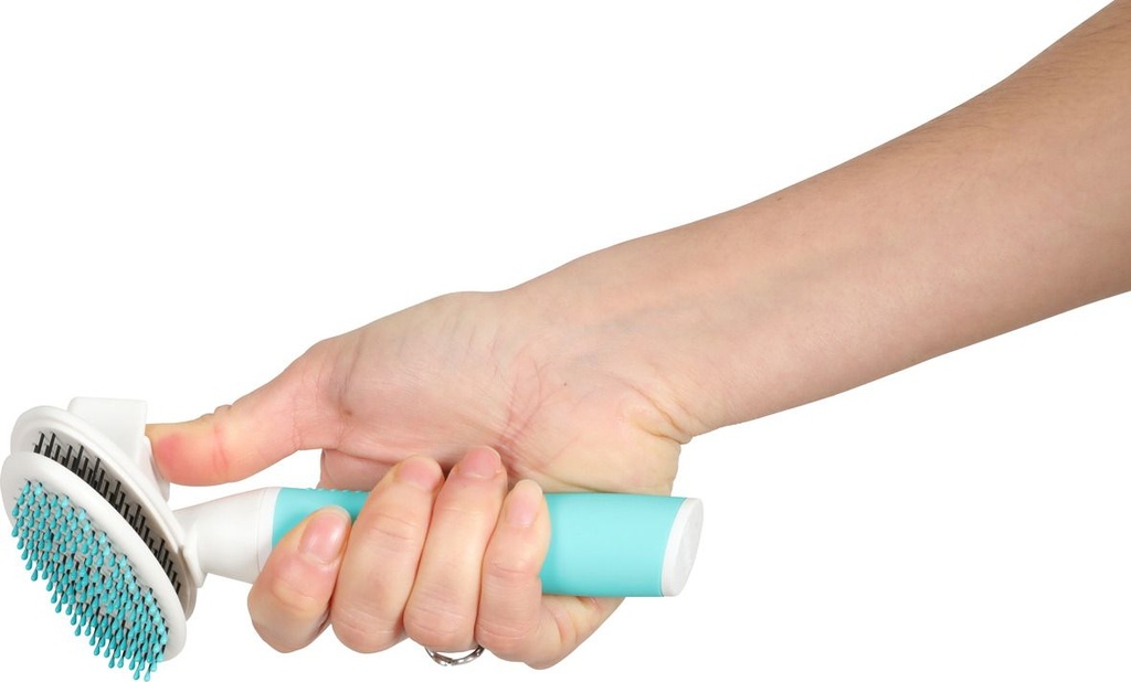 Slicker doux rétractable pour chiot - Anah