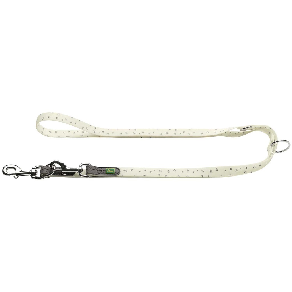 Laisse réglable fluorescente étoilée - Convenience Reflect Glow (Taille 2) - Hunter