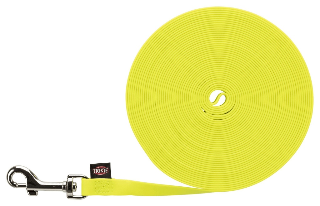 [15190_26796] Laisse à pister Easy Life pour chien M-L - Jaune (10 m) - Trixie