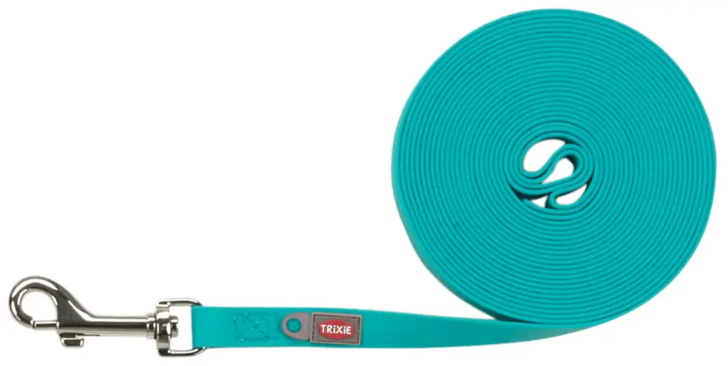 Laisse à pister Easy Life pour chien M-L - Turquoise (5 m) - Trixie