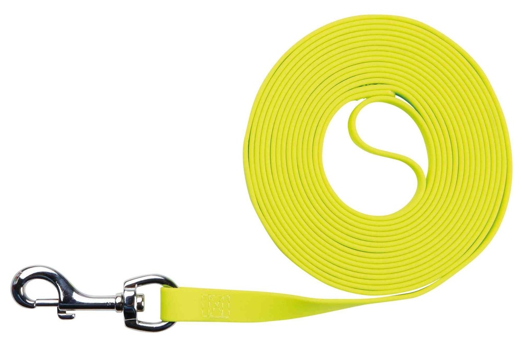 [15207_26799] Laisse à pister Easy Life pour chien M-XL - Jaune (5 m) - Trixie