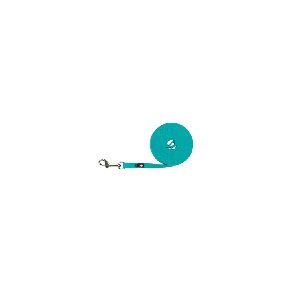 Laisse à pister Easy Life pour chien M-XL - Turquoise (5 m) - Trixie