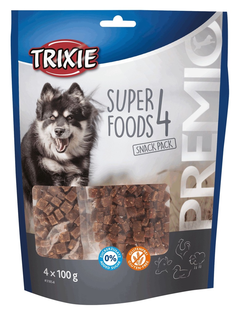 Premio 4 Superfoods friandises (4 sachets de 100 g) - Trixie