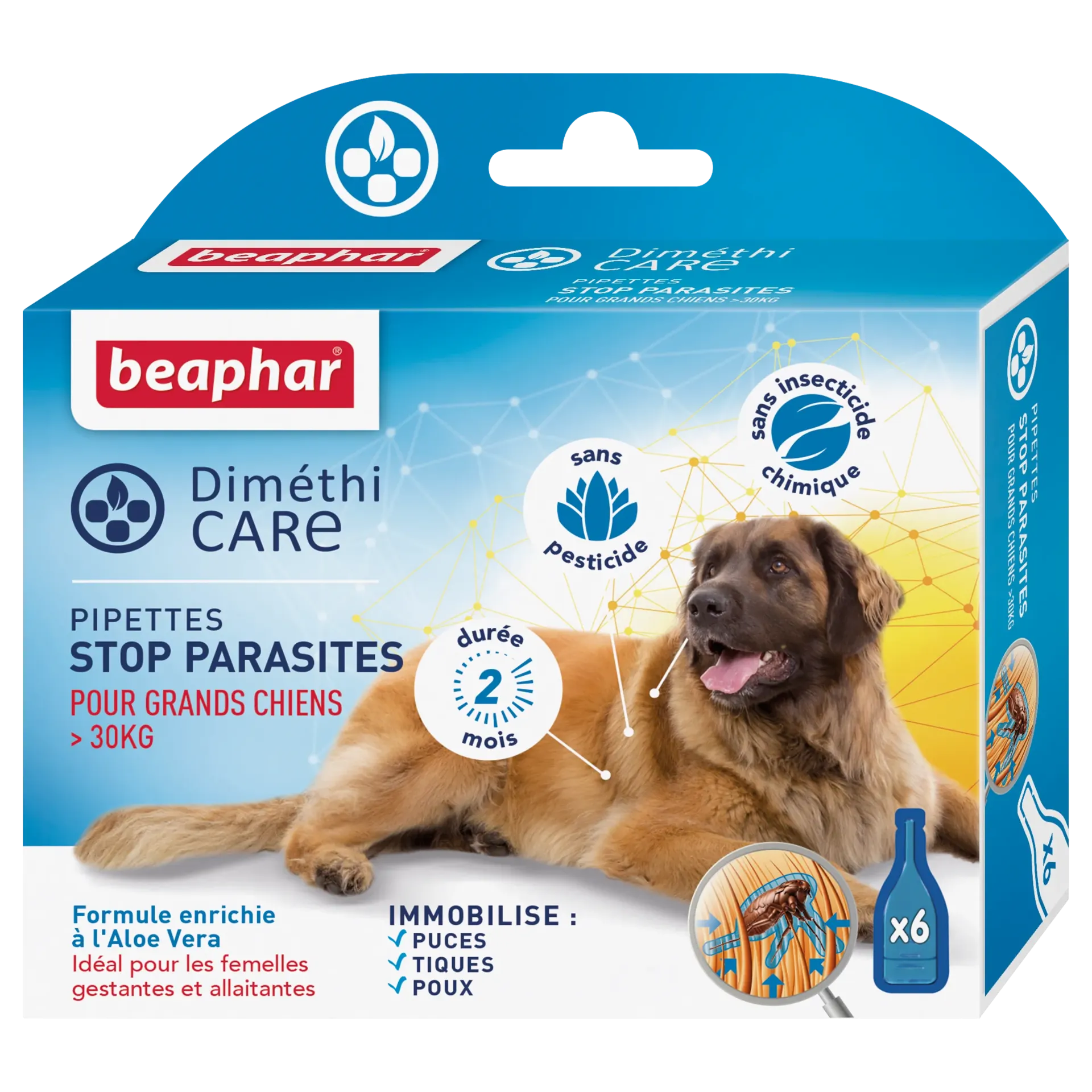 [15265] Pipette Stop parasites grands chiens - Beaphar
