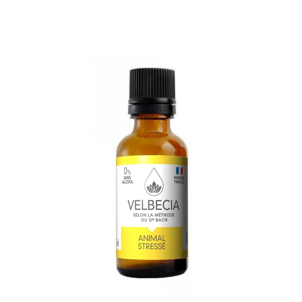 [15290_26904] Mélange de fleurs de Bach Stress Animal (30 ml) - Velbecia