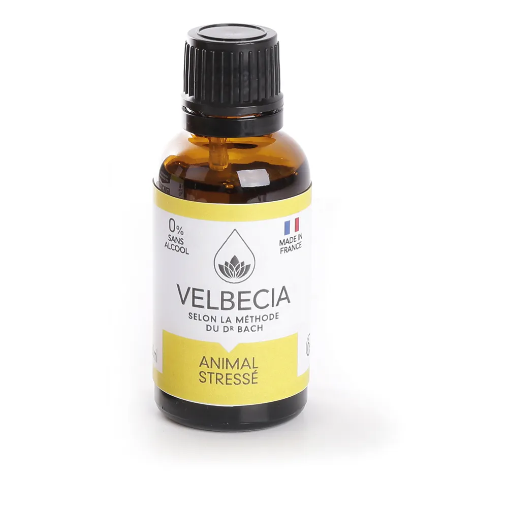 [15290_26905] Mélange de fleurs de Bach Stress Animal (50 ml) - Velbecia