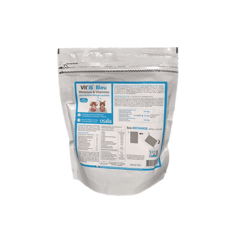 Éco-recharge Vit'I5 Bleu (600 g) - Osalia
