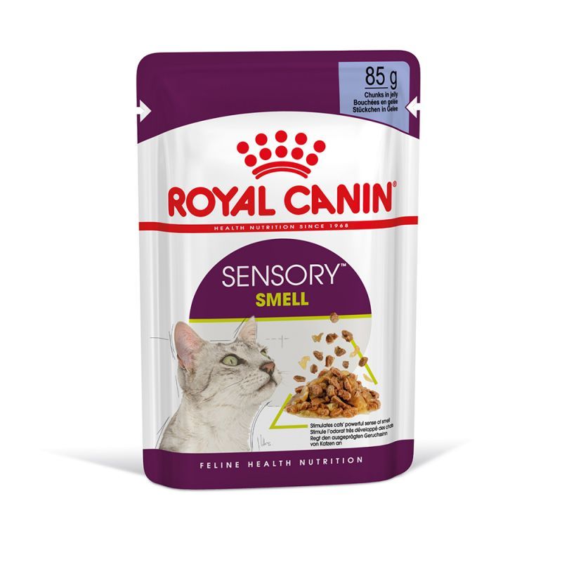 Gelée pour chat Sensory Smell (12 sachets 85 g) - Royal Canin
