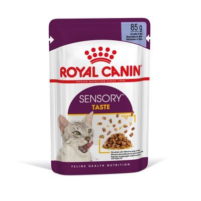 Gelée pour chat Sensory Taste (12 sachets 85 g)- Royal Canin