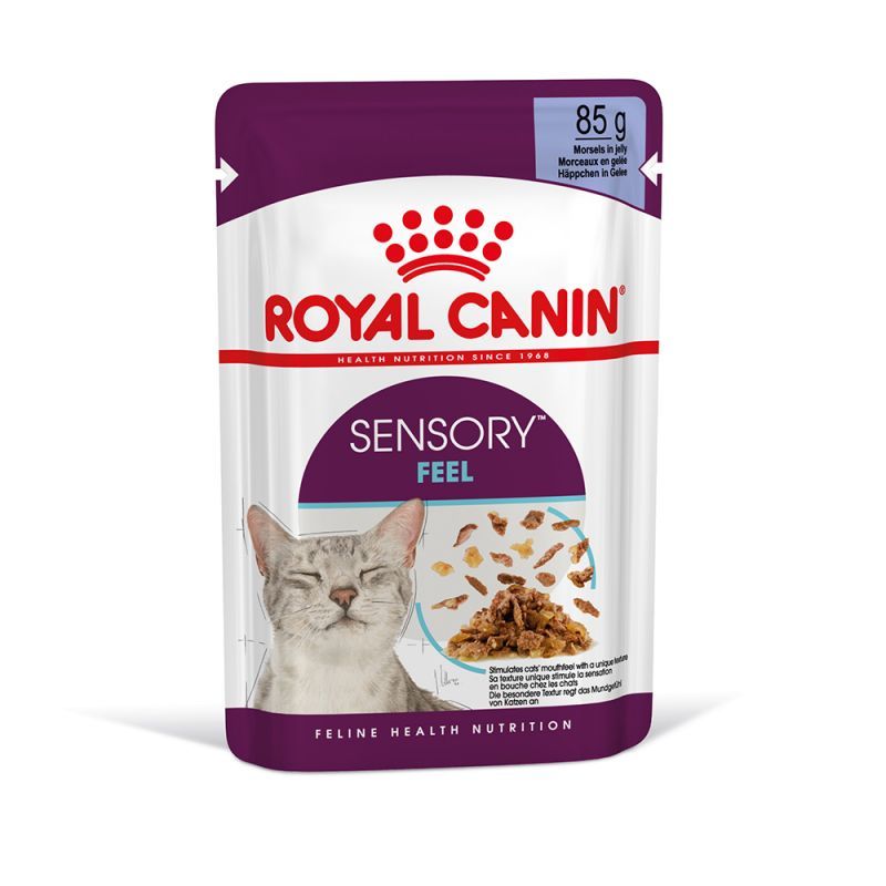 [15321] Gelée pour chat Sensory Feel (12 sachets 85 g) - Royal Canin