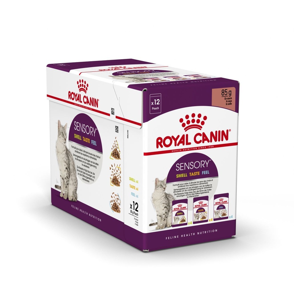 [15325] Multipack Sensory en sauce pour chat (12 sachets 85 g) - Royal Canin