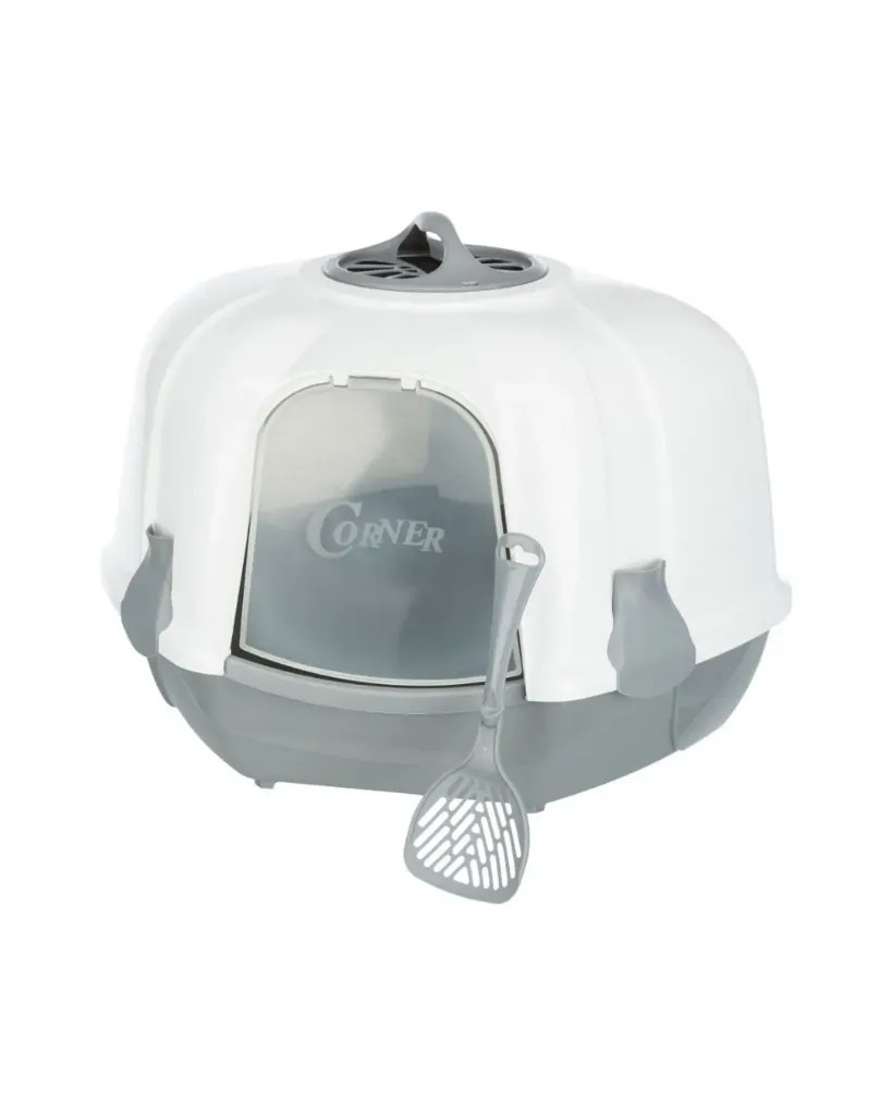 Bac à litière d'angle Maro gris - Trixie