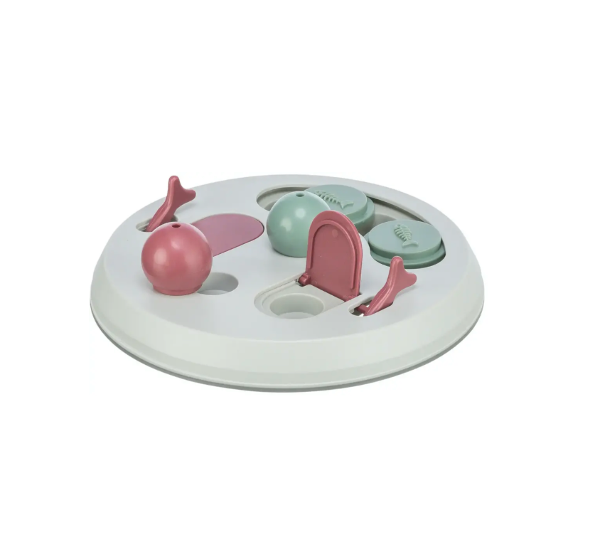 [15401] Jeu Flip Board pour chat gris clair/sauge - Trixie