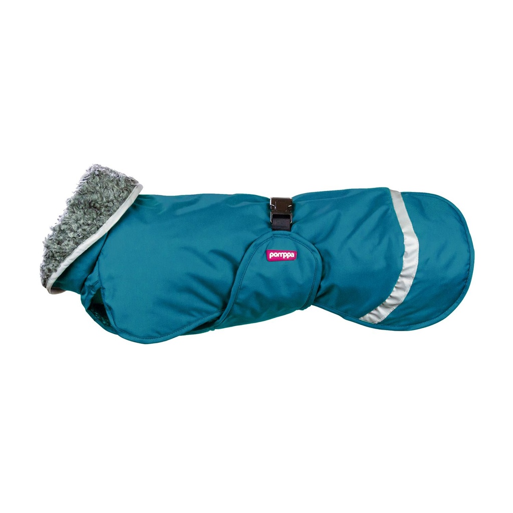 Doudoune PerusPomppa bleu pétrole (Taille 70) - Pomppa