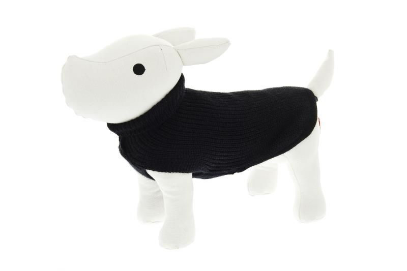 Pull tricot Lux noir (Taille 19) - Ferribiella