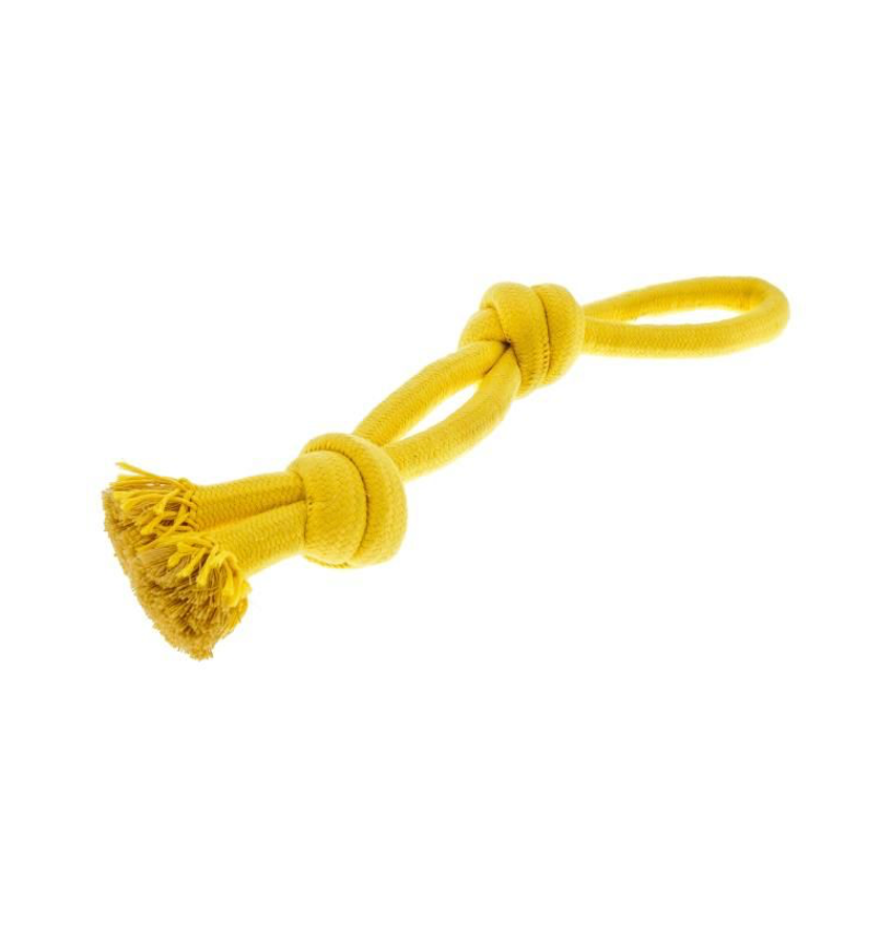 Corde à 2 nœuds jaune - Ferribiella