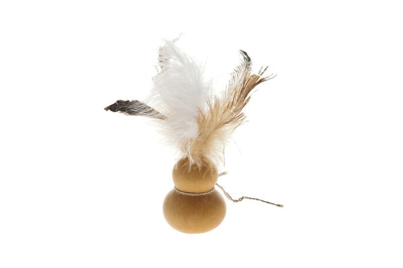 Jouet citrouille à plumes au matatabi - Ferribiella