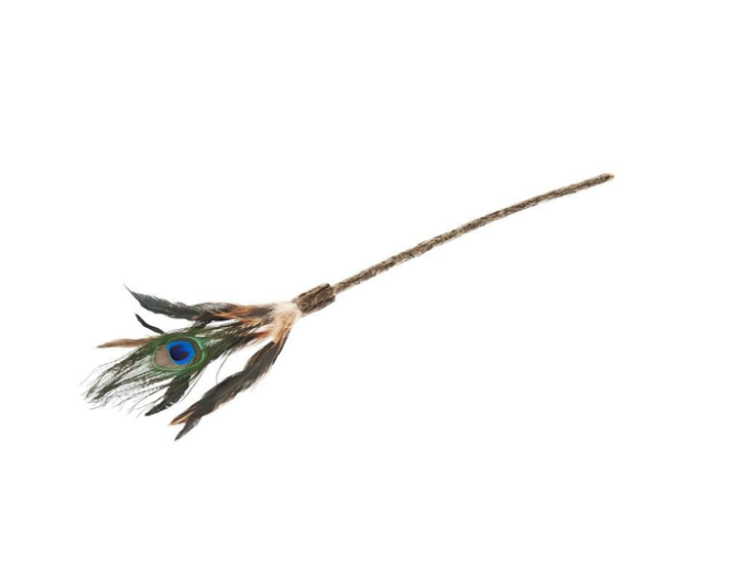 Bâton à plumes de paon - Ferribiella