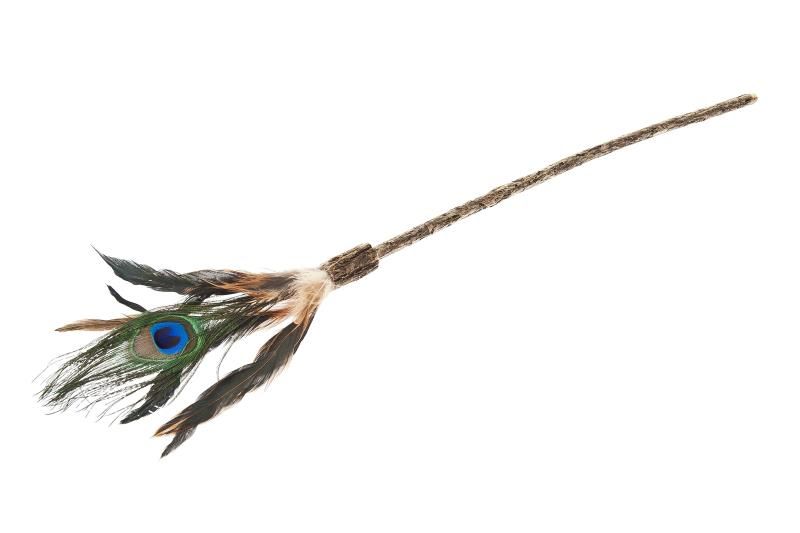 Bâton à plumes de paon - Ferribiella